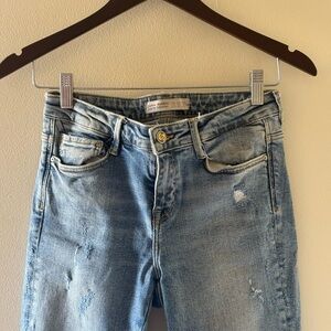 Zara Light Blue Skinny Jeans